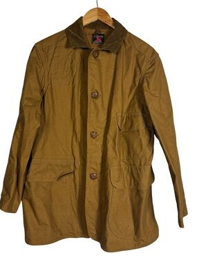 Vintage 50s JC Higgins Sears & Roebuck Hunting Chore Jacket Coat Beige Mens L/XL